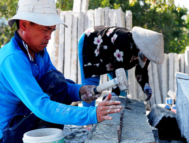 kien giang: nang nhoc kiem nua trieu/ngay tu nghe che da hinh anh 2