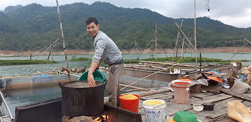 Lênh đênh trên hồ, nuôi cá đặc sản, có cả cá thần, dân khấm khá