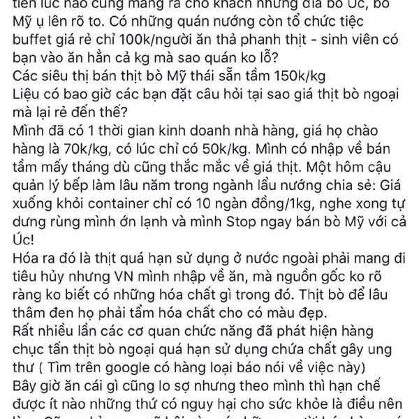 su that bo my ve viet nam co gia sieu re chi 10.000 dong/kg hinh anh 3