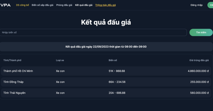 Biển số ngũ quý 51K-777.77 trúng đấu giá 3,64 tỷ đồng - Ảnh 1