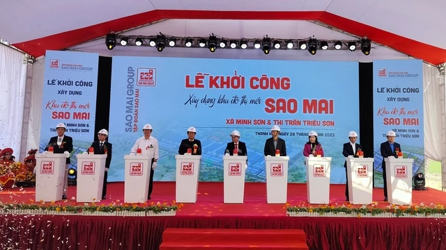 Tập đoàn Sao Mai đầu tư khu đô thị hơn 1.000 tỉ đồng ở Thanh Hóa - Ảnh 1