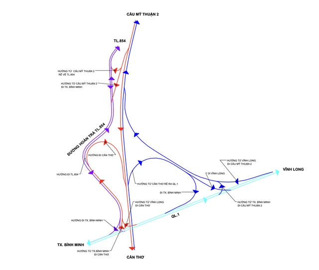 Thông xe 2 chiều cao tốc Mỹ Thuận - Cần Thơ - Ảnh 2