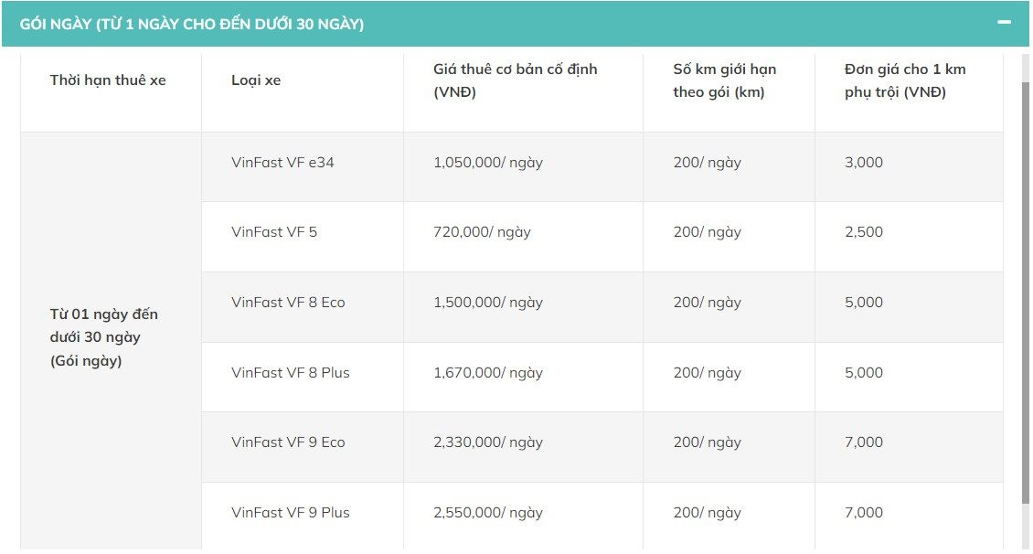 Xanh SM tung dịch vụ cho thuê xe ngày Tết, cao nhất 34,4 triệu đồng cho 10 ngày - Ảnh 2