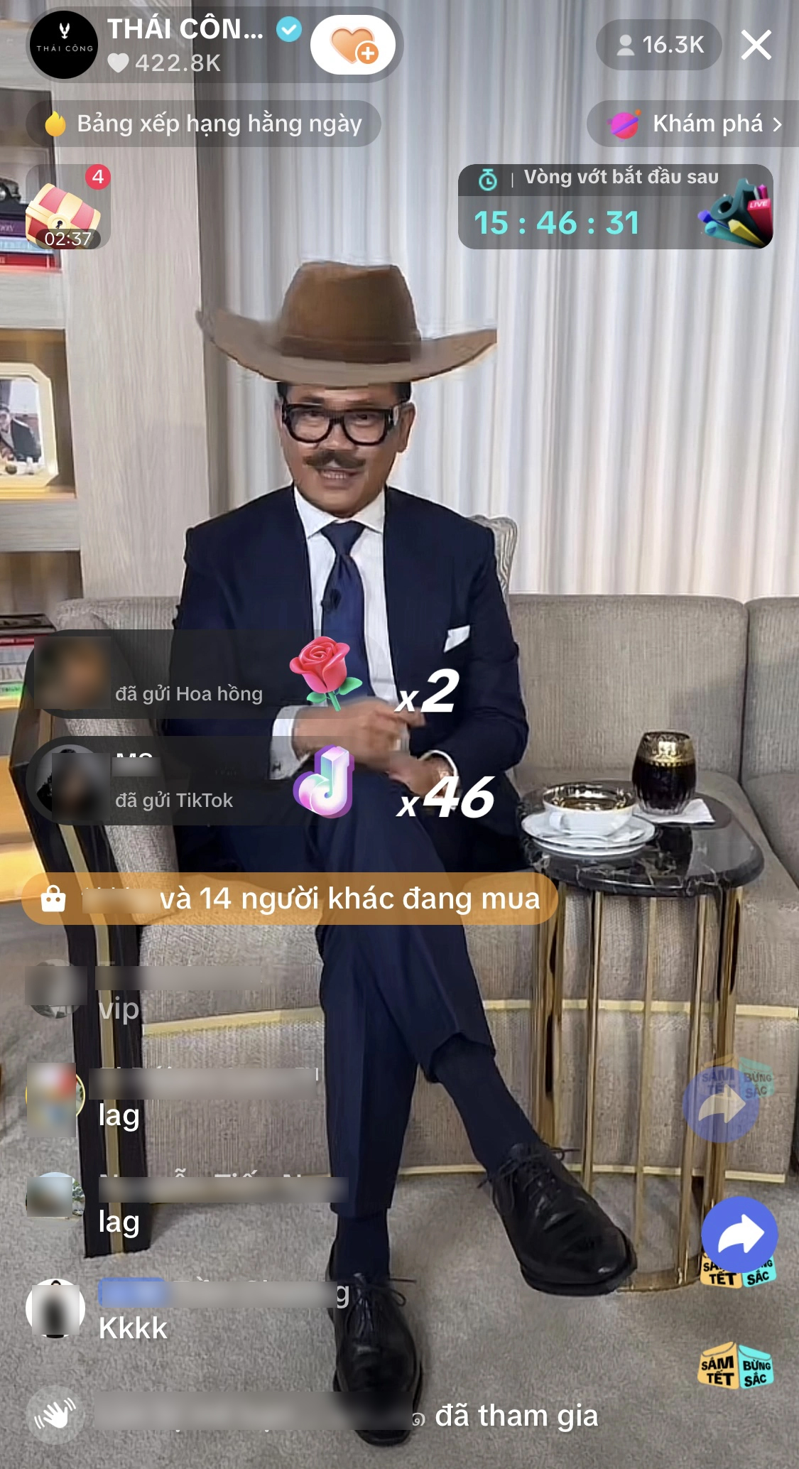 Chồng Đoàn Di Băng săn sale trên livestream Thái Công "chốt đơn" món đồ 70 triệu, nhìn mã giảm giá mà "cười ngất" - Ảnh 1