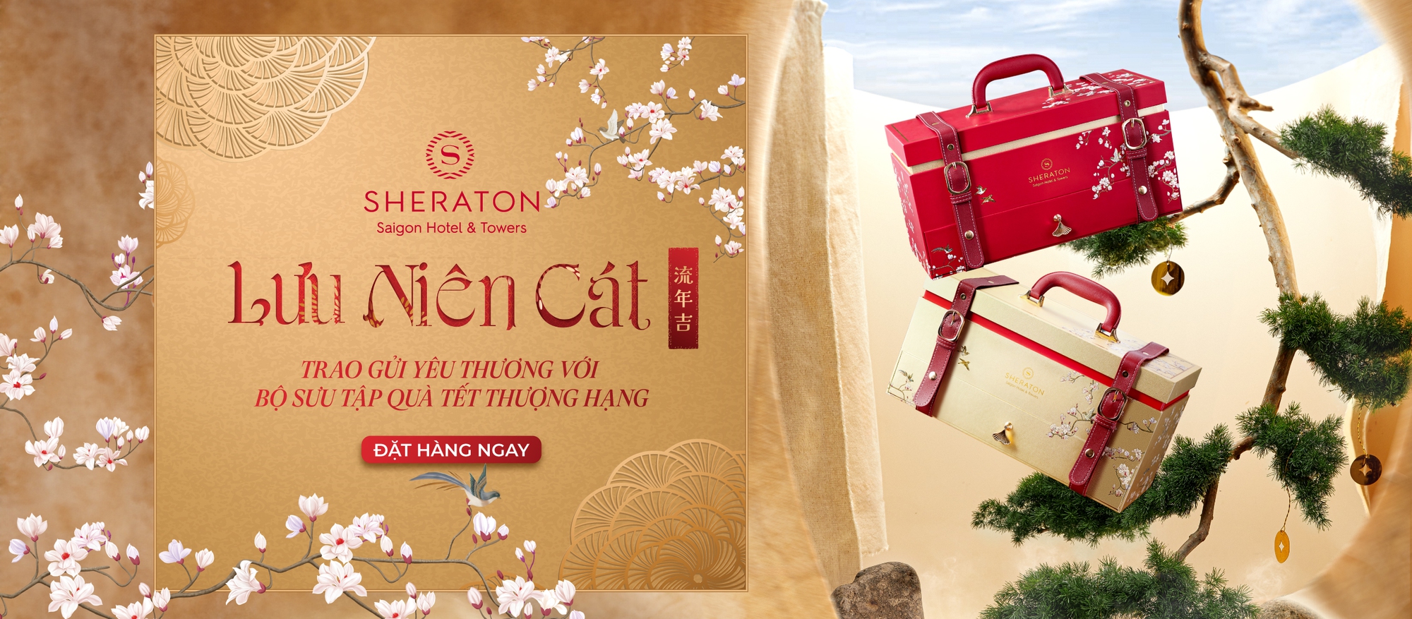 Tri ân đối tác với hộp quà Tết Lưu Niên Cát từ Sheraton Saigon - Ảnh 2