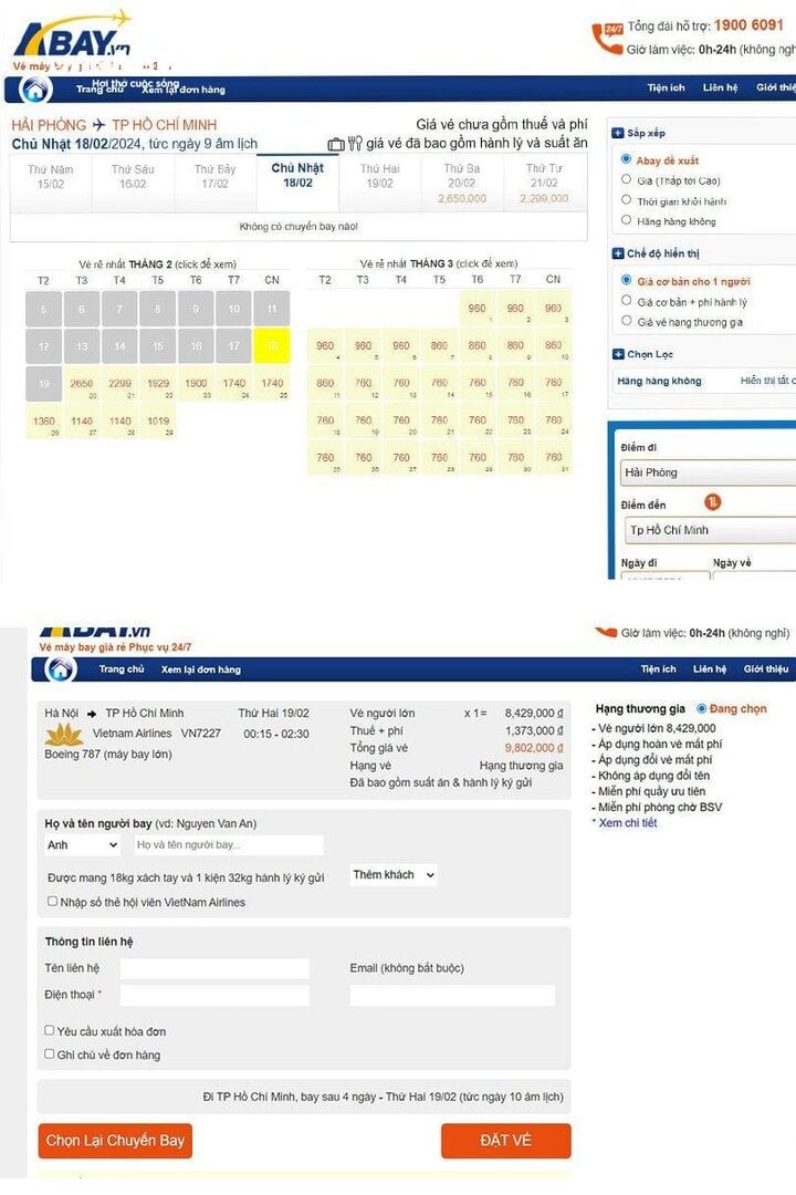 Sau Tết, chặng bay từ miền Bắc, miền Trung vào TP.HCM lại 'cháy' vé - Ảnh 2