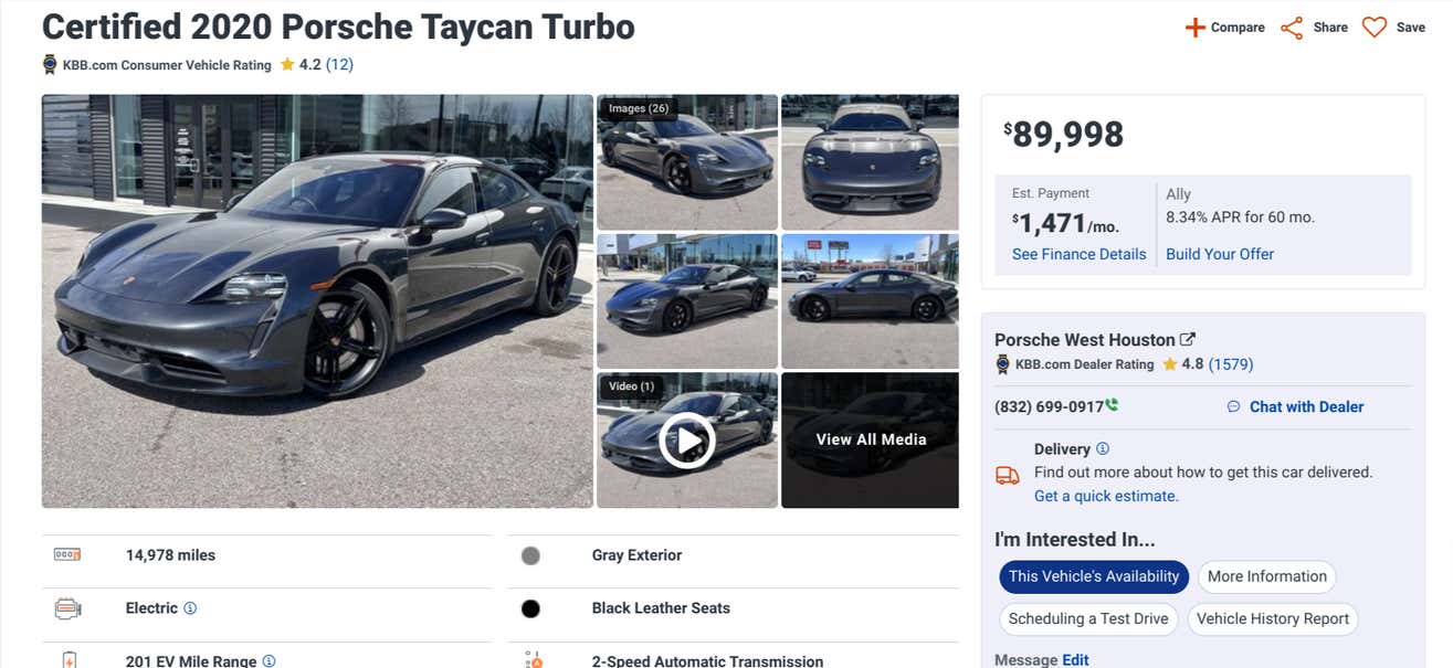 Porsche Taycan mất giá mạnh khi bán lại: Có xe còn hơn nửa giá sau 4 năm, chủ xe lỗ vài tỷ là chuyện thường - Ảnh 2