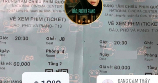 Xôn xao "phe vé" phim ''Đào, phở và piano'': Giá bán lại cao gấp 6 lần giá gốc, Trung tâm Chiếu phim Quốc gia lên tiếng cảnh báo