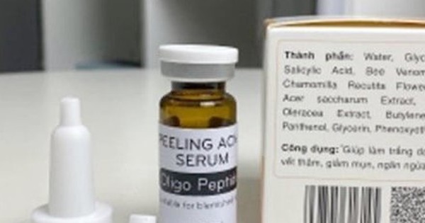 Thu hồi, tiêu huỷ hai lô mỹ phẩm Peeling acne serum và E-Cosmetic Face wash gel