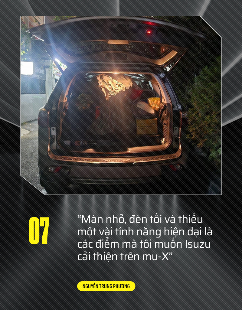 U70 xuyên Việt bằng Isuzu mu-X: 'Đâu cứ phải nhắm xe hot mà mua, miễn là nó thỏa mãn được mình' - Ảnh 7