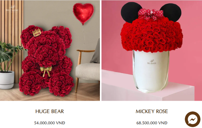 Bánh ngọt, socola, hoa hồng Valentine: Mẫu mã bắt mắt, giá từ vài trăm đến cả chục triệu đồng - Ảnh 10