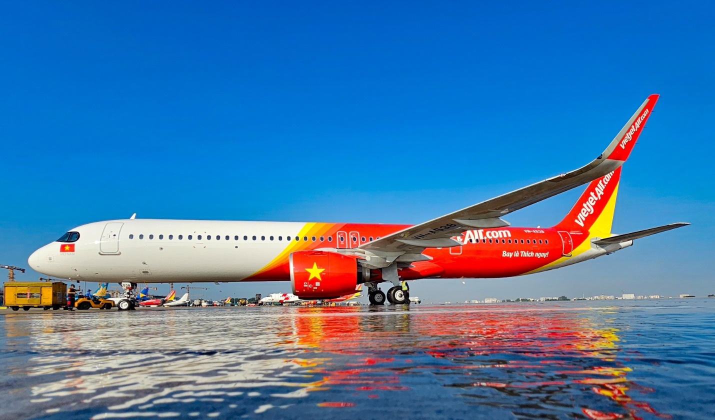 Vietjet tiếp tục nhận tàu bay ngày đầu năm mới - Ảnh 1