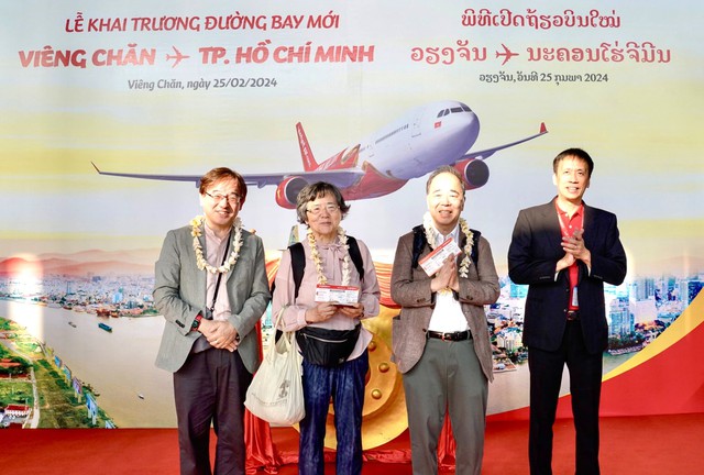 Năm mới rộn ràng, Vietjet khai trương đường bay mới tới Viêng Chăn (Lào) - Ảnh 2