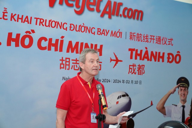 Vietjet khai trương đường bay TP. Hồ Chí Minh - Thành Đô (Trung Quốc) - Ảnh 2