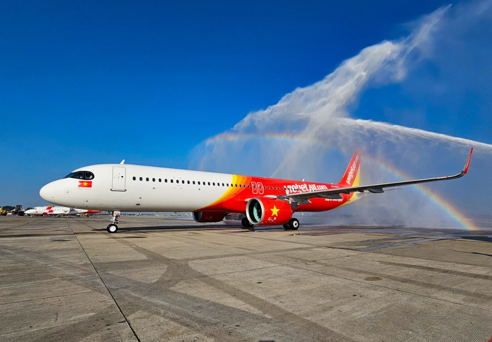 Vietjet tiếp tục nhận tàu bay ngày đầu năm mới - Ảnh 3