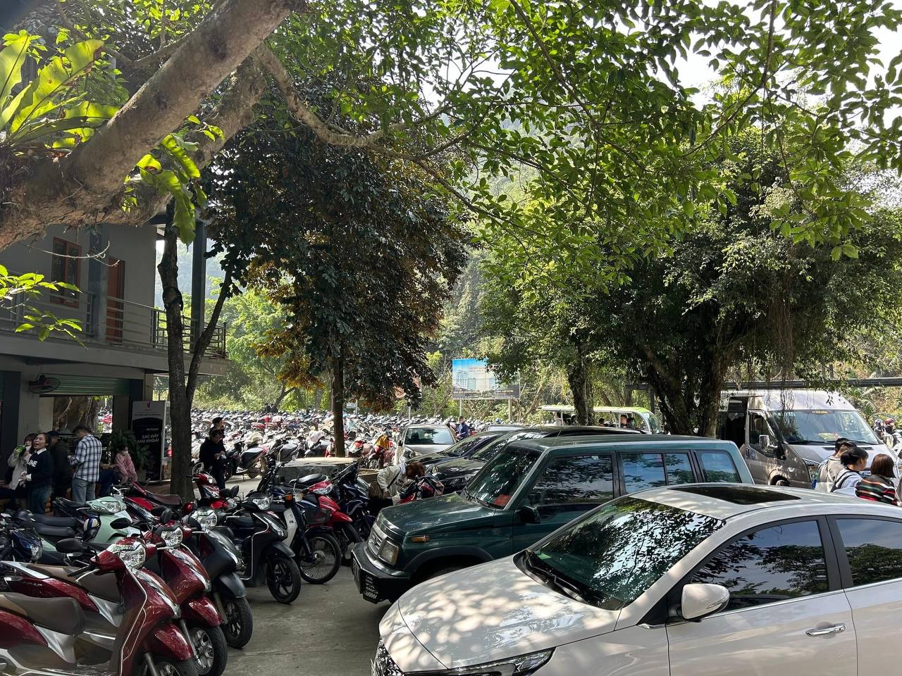 Đông hơn cả Tết: Ninh Bình mùng 9 vẫn chật cứng người, dân tình xếp hàng hơn 2 tiếng để xuống đò vào Tràng An - Ảnh 26