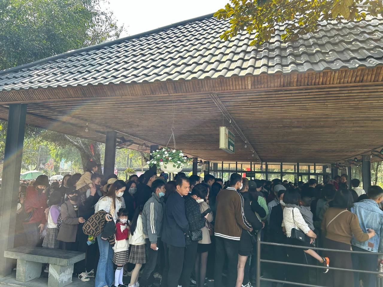 Đông hơn cả Tết: Ninh Bình mùng 9 vẫn chật cứng người, dân tình xếp hàng hơn 2 tiếng để xuống đò vào Tràng An - Ảnh 27