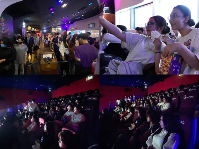 Rạp tại TP.HCM ngày đầu chiếu “Đào, phở và piano”: máy in vé đứng máy vì quá tải, hàng dài bạn trẻ đặt slot cho...ngày hôm sau - Ảnh 5