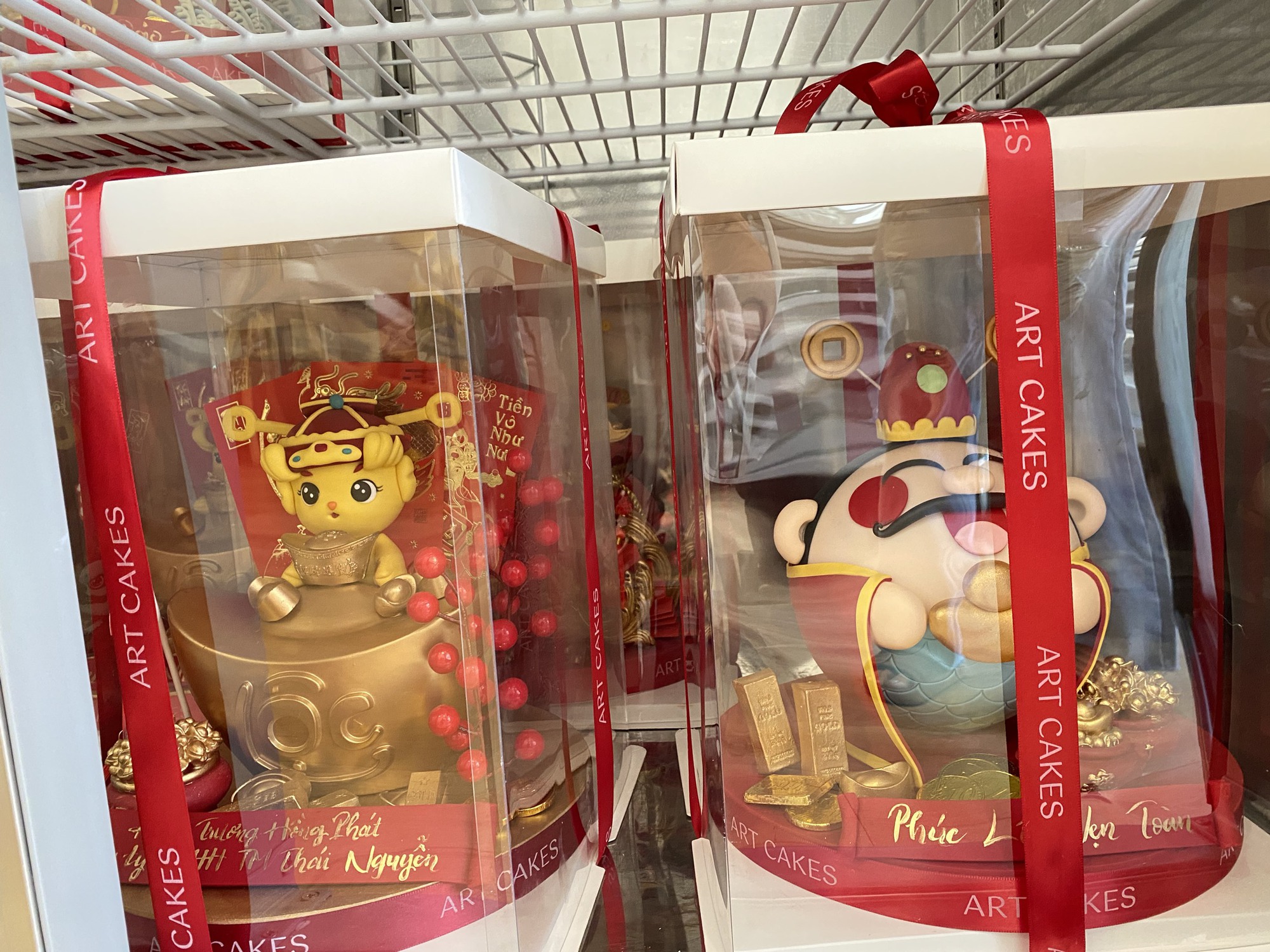 Quá tải đơn hàng bánh hủ vàng, bánh tài lộc... dịp vía Thần Tài - Ảnh 4