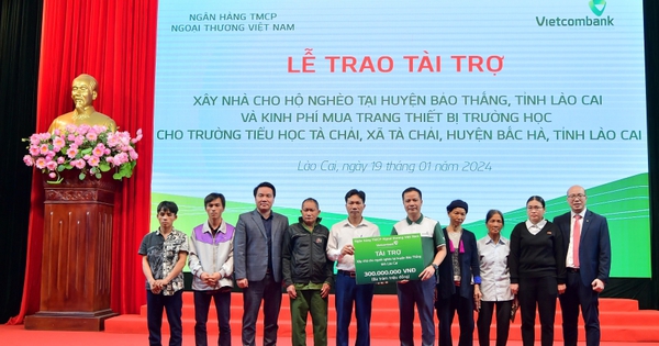 Vietcombank khánh thành nhiều ngôi nhà tặng người nghèo an cư đón Tết