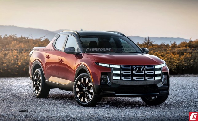 Lộ ảnh bán tải Hyundai Santa Cruz thế hệ mới trên đường thử - Ảnh 4