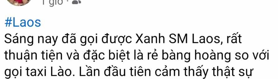 Du khách Việt cảm thán “Xanh SM Laos rẻ bàng hoàng”, hãng xe của ông Vượng đang kinh doanh thế nào ở Lào? - Ảnh 1