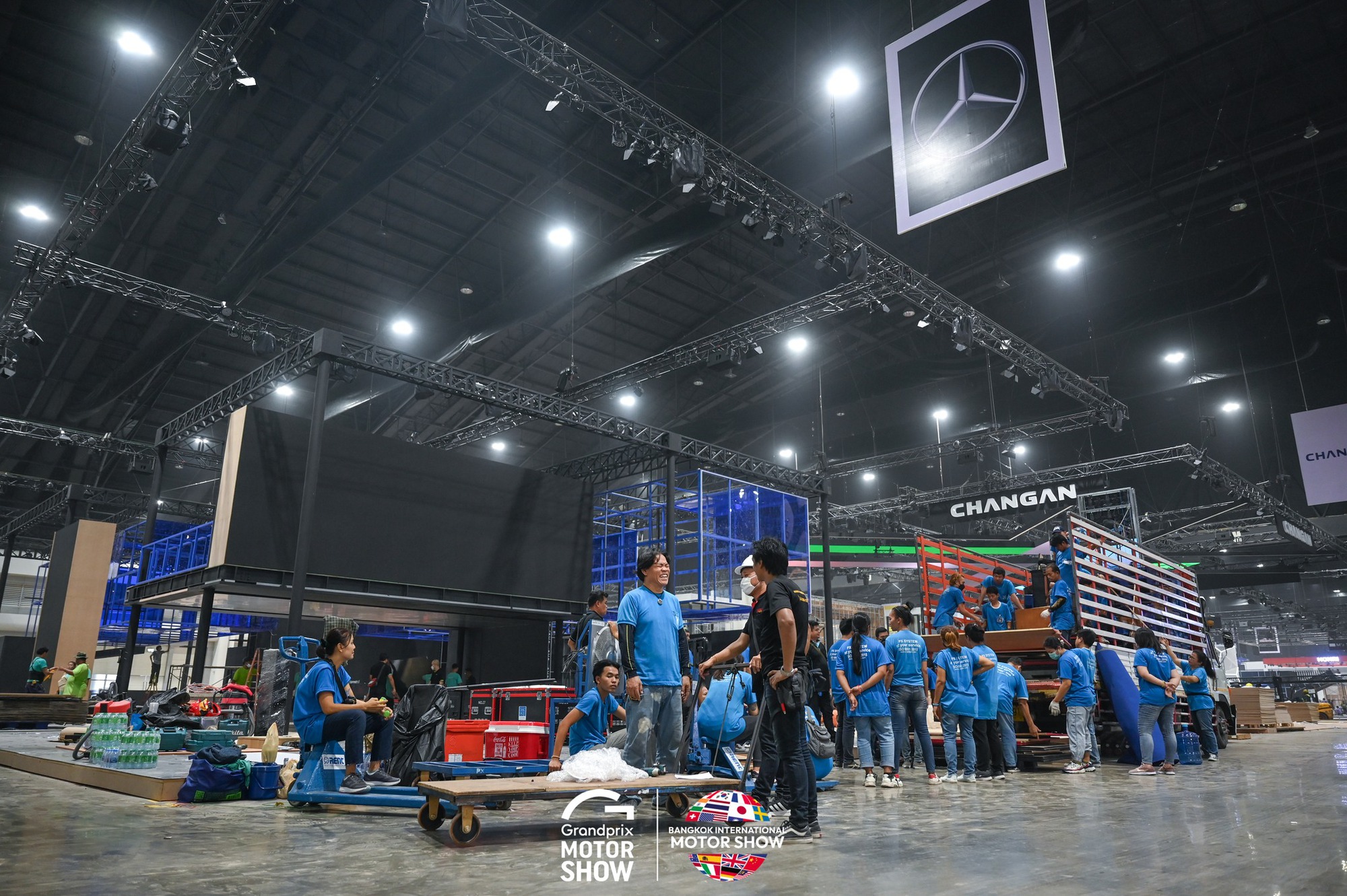 Lộ diện hình ảnh đầu tiên của gian hàng VinFast tại Bangkok International Motor Show 2024: Hơn 600m2, đối diện Honda - Ảnh 6