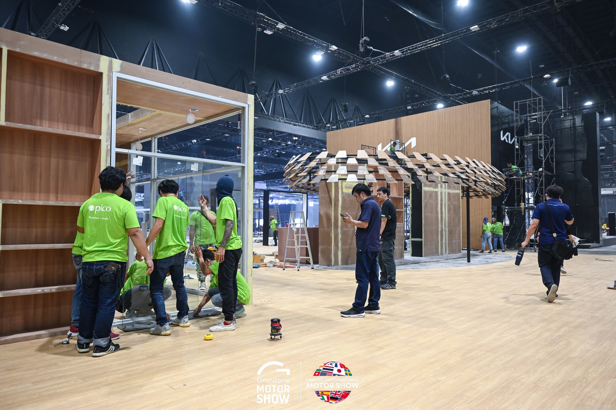 Lộ diện hình ảnh đầu tiên của gian hàng VinFast tại Bangkok International Motor Show 2024: Hơn 600m2, đối diện Honda - Ảnh 5