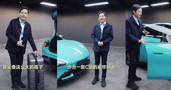 [Video] Xem CEO Xiaomi Lei Jun "flex" mức độ rộng rãi của xe điện SU7: Rộng hơn BMW 5 Series và Tesla Model S, có cả cốp trước lẫn cốp sau