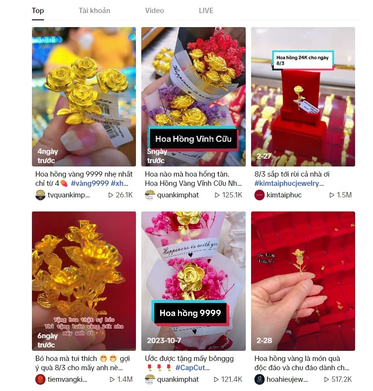 Theo cơn sốt giá, những bông hoa vàng 24K đang khiến chị em xuýt xoa còn cánh mày râu... ngậm ngùi than thở - Ảnh 1