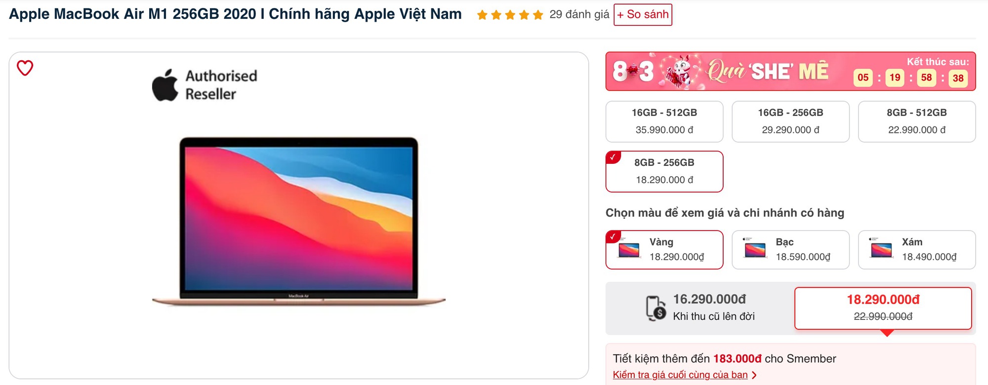 Huyền thoại Macbook Air M1 đời đầu đã bị khai tử, xem thử giá tại các đại lý Việt đã giảm đến mức nào? - Ảnh 6