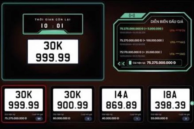 Người trả giá 75 tỷ đồng cho biển xe 30K -999.99 đã bỏ cọc - Ảnh 2