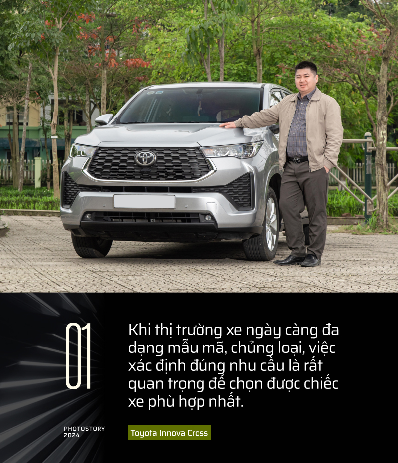 Lần đầu mua xe chọn Innova Cross, chủ xe chia sẻ: ‘Hợp đi đông, chở 8 người vượt đèo vẫn ổn’ - Ảnh 1