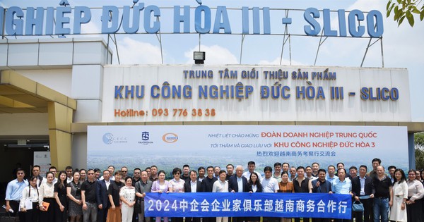 Trường Sơn Land tiếp đoàn doanh nghiệp Trung Quốc đến thăm Khu công nghiệp Đức Hòa 3