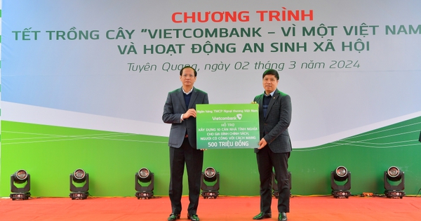 Vietcombank tổ chức Chương trình Về nguồn, Tết trồng cây “Vietcombank - vì một Việt Nam xanh” và hoạt động ASXH tại tỉnh Tuyên Quang