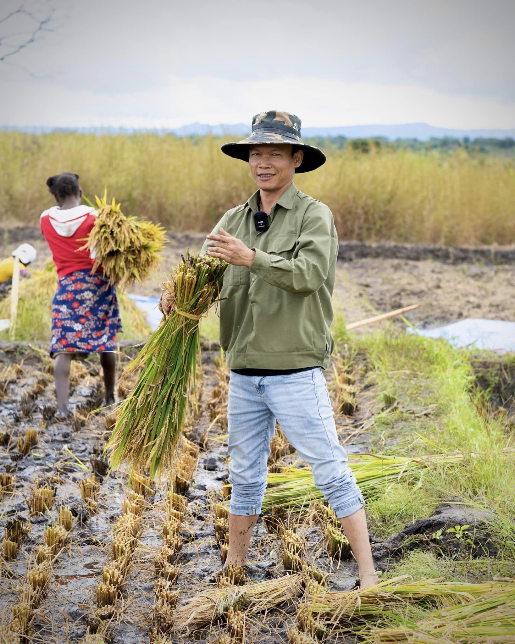 Công nghệ đập lúa "made in Vietnam" gây kinh ngạc ở Angola, chủ trang trại Việt ra quyết định mạo hiểm - Ảnh 4