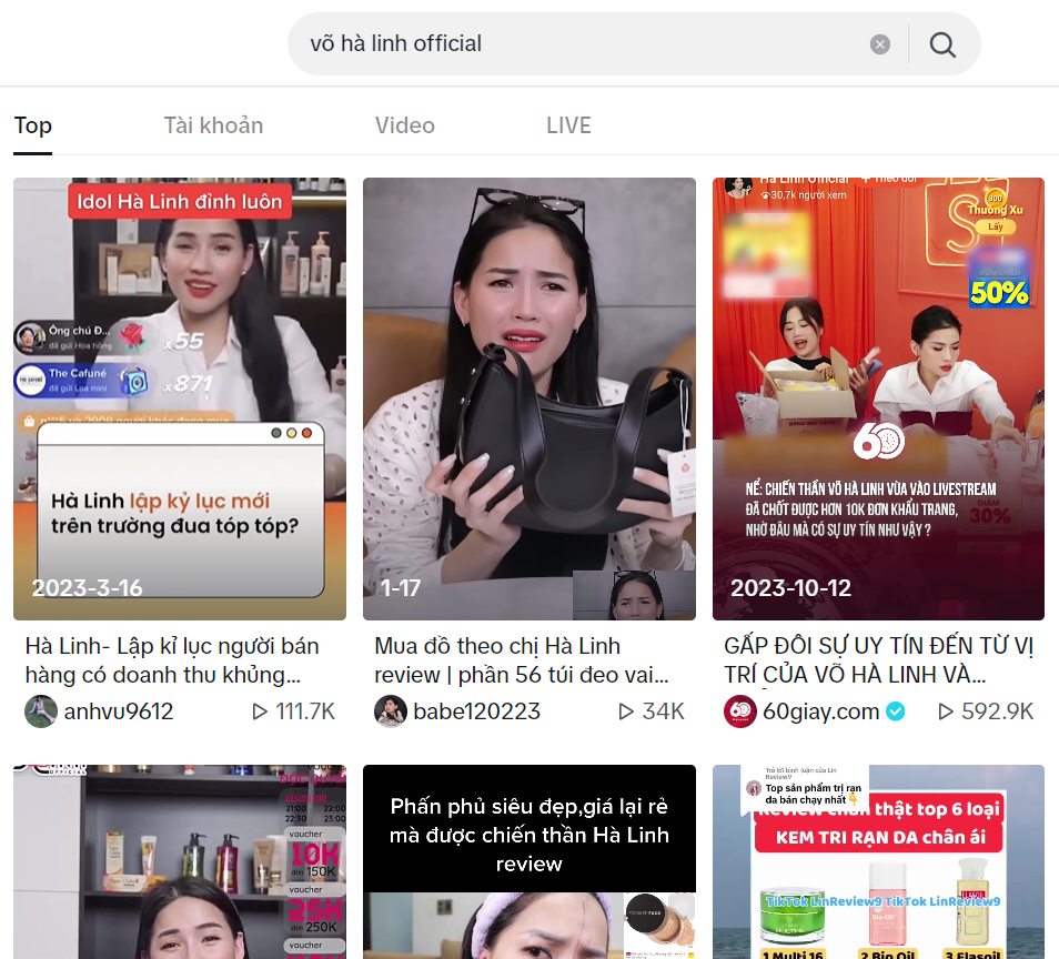Nóng: Tài khoản TikTok 4 triệu followers của "chiến thần review" Võ Hà Linh bất ngờ "bay màu" - Ảnh 1