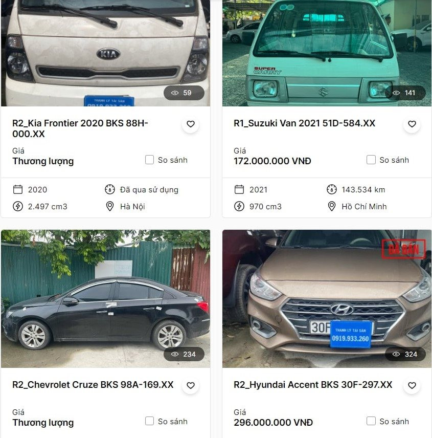 Loạt ô tô ngân hàng thanh lý giá siêu rẻ, bỏ ra 55 triệu là có thể sở hữu 1 chiếc - Ảnh 2