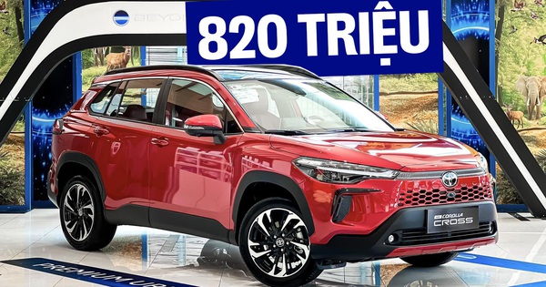 Toyota Corolla Cross 2024 giá từ 820 triệu tại Việt Nam: Màn hình to, phanh điện tử, 'đồ chơi' hiện đại không kém xe Hàn