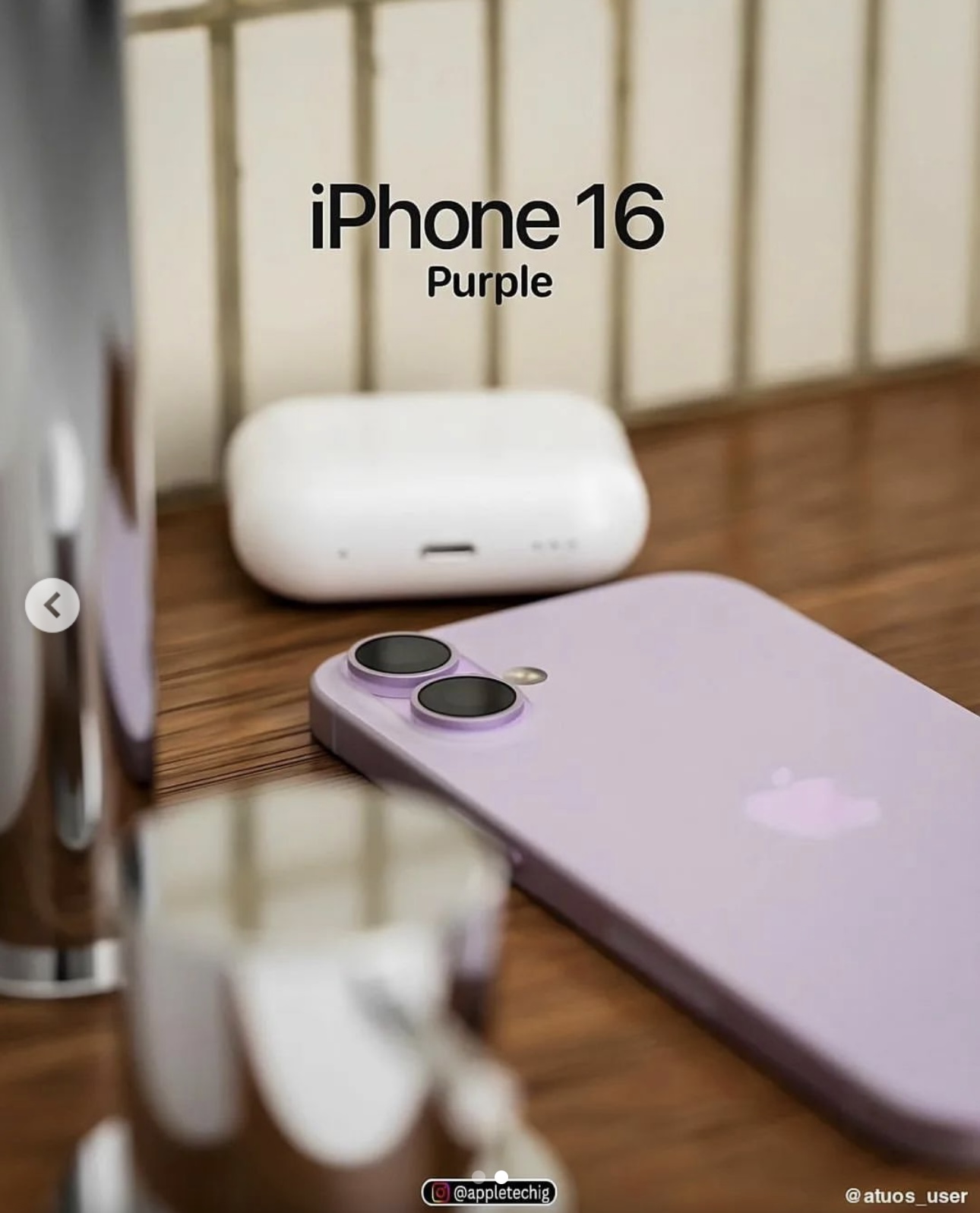 iPhone 16 màu tím đẹp lịm tim, thiết kế cụm camera mới! - Ảnh 2
