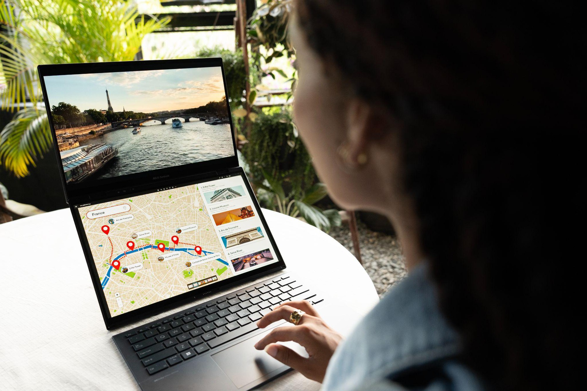 Asus Zenbook DUO - laptop 2 màn hình Lumina OLED tích hợp chip AI - Ảnh 1