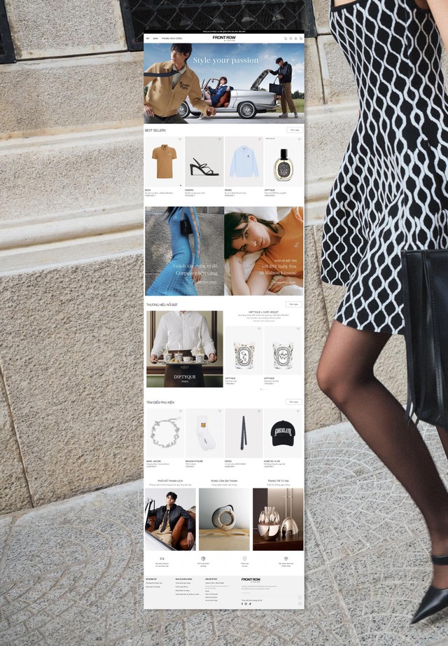 FRONT ROW – Nền tảng mua sắm đa thương hiệu đầy tiềm năng của giới trẻ - Ảnh 1