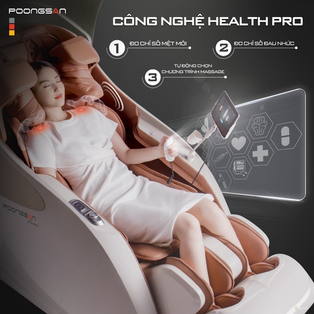 Sự khác biệt của đỉnh cao công nghệ của ghế massage Poongsan MCP 906 - Ảnh 3