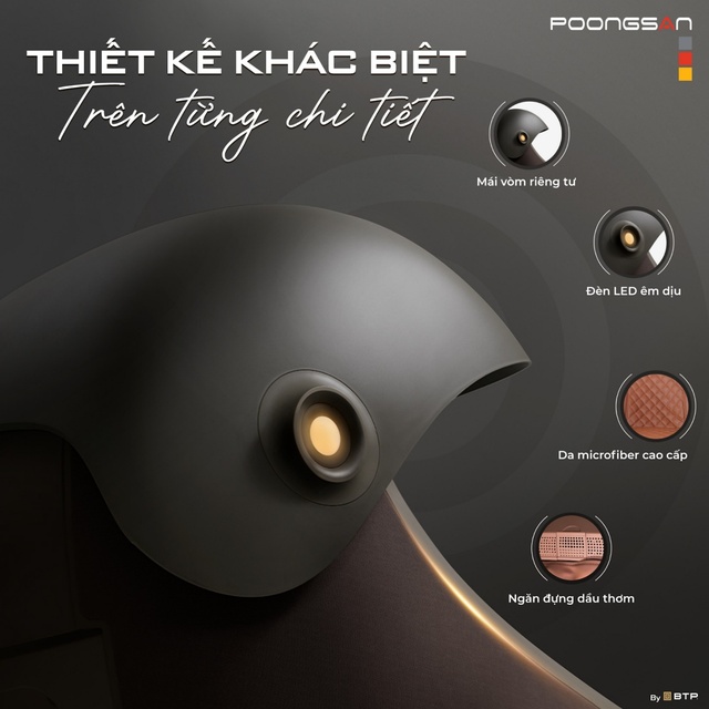 Sự khác biệt của đỉnh cao công nghệ của ghế massage Poongsan MCP 906 - Ảnh 4