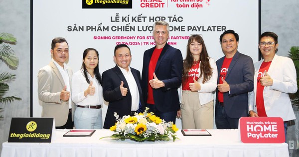 Home Credit và Thế Giới Di Động ký kết hợp tác chiến lược với sản phẩm Home PayLater