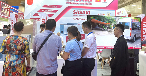 Công nghệ sấy hiện đại từ Sasaki đồng hành cùng ngành nông sản Việt