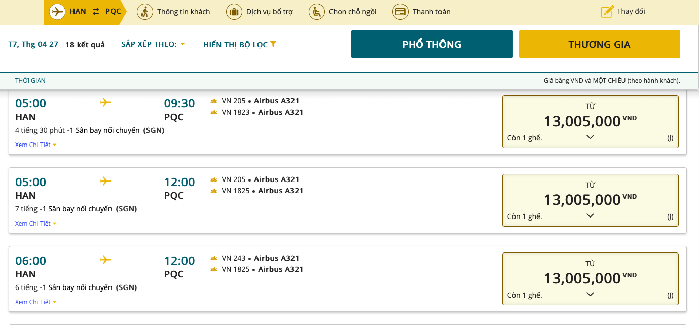 Giá vé máy bay dịp lễ 30-4 cao chót vót, nhiều chặng giá “phỏng tay” nhưng hết vé - Ảnh 5