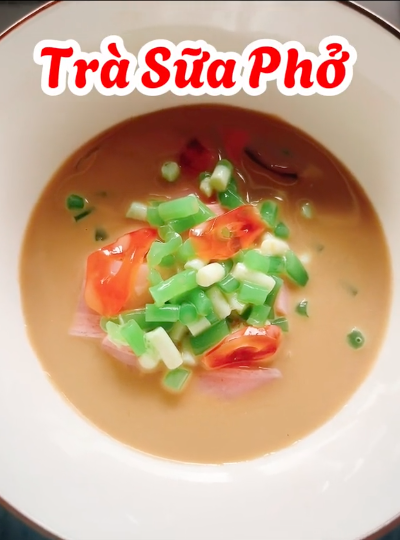 Xuất hiện món trà sữa phở, liệu có phải một sản phẩm câu view bất chấp? - Ảnh 2
