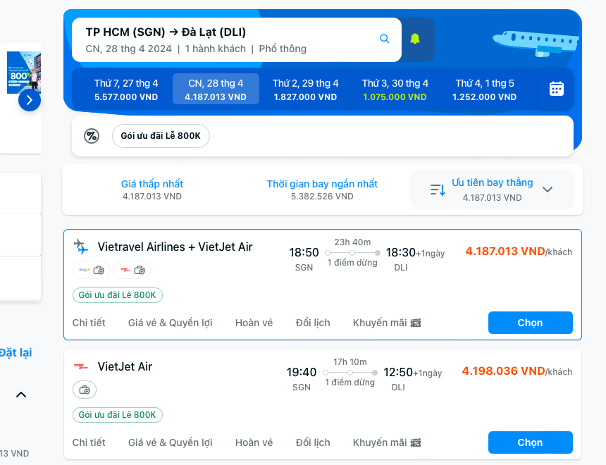 Nhiều người đổi lịch trình nghỉ lễ vì giá vé máy bay cao - Ảnh 1