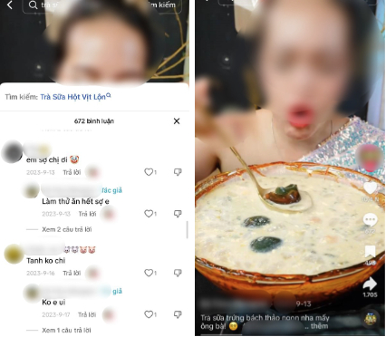 Nhan nhản các "thảm họa ẩm thực" từ trà sữa hành lá, cà phê trứng bắc thảo đến bún bò... kem tươi: Trào lưu câu like bằng content quái gở? - Ảnh 5